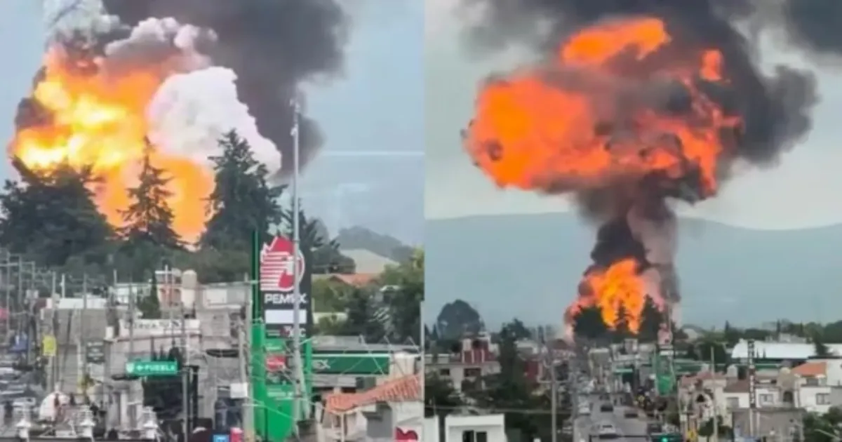 ‘Mushroom Cloud’ Fireball Erupts As Fuel Tanker Explodes In Mexico