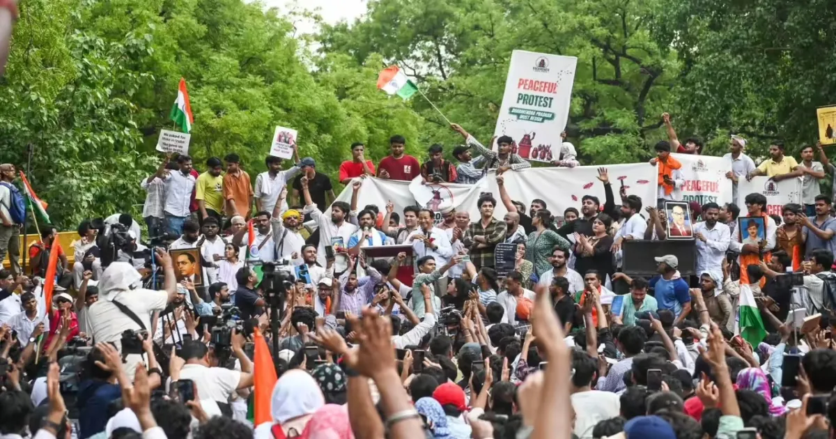 Dipke Shares Jantar Mantar Crowd Video Amid Political Remarks On CJP Movement
