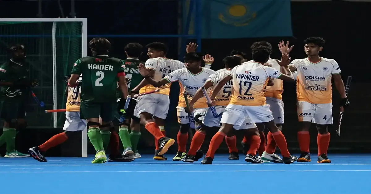 India Beat Pakistan 5-3 To Enter U18 Men’s Asia Cup Final In Thriller