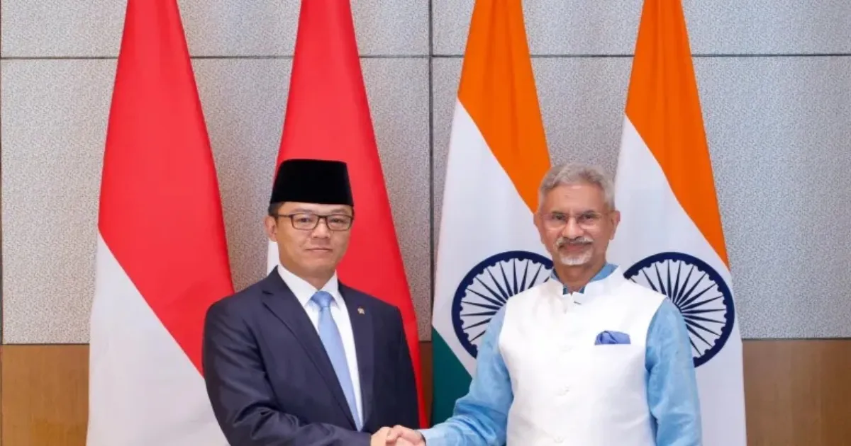 EAM Jaishankar Meets Indonesian Counterpart Sugiono For Bilateral Discussions