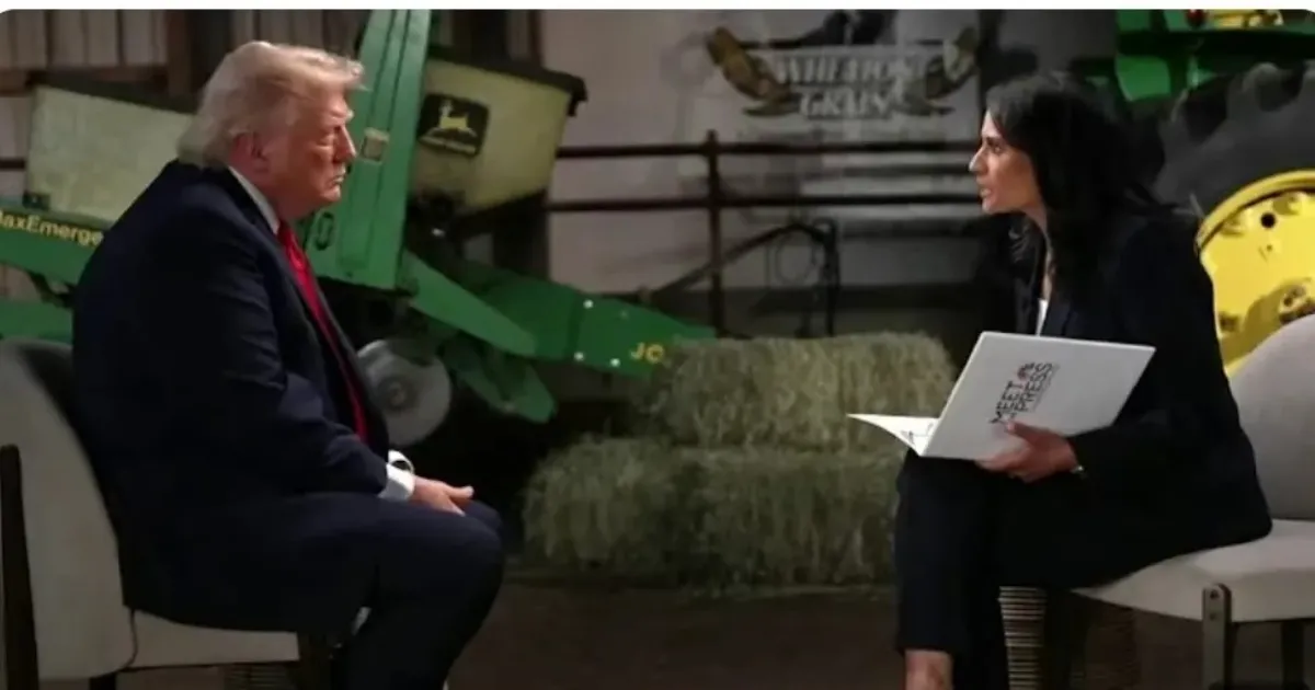 Trump Faces Fresh Online Speculation After Awkward Exit Following TV Interview