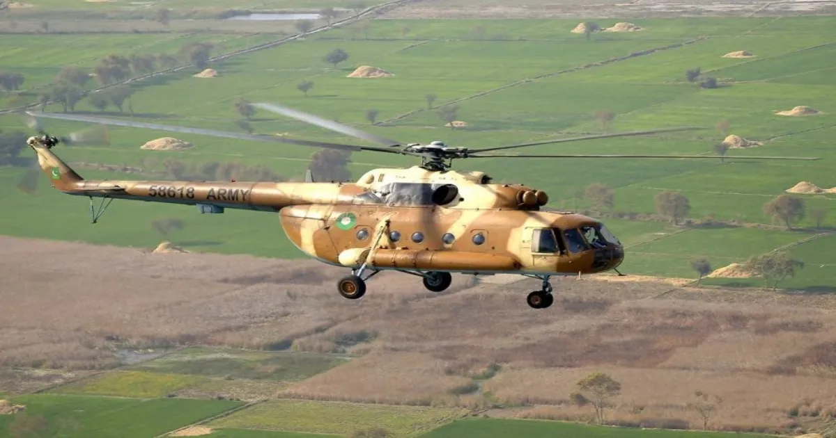 Pakistan Military Mi-17 Helicopter Crashes in Muzaffarabad, No Survivors Reported