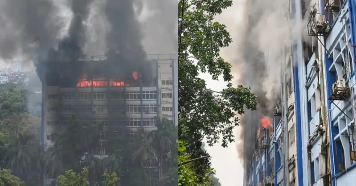 Fire Breaks Out At South 24 Parganas Zilla Parishad Office In Kolkata