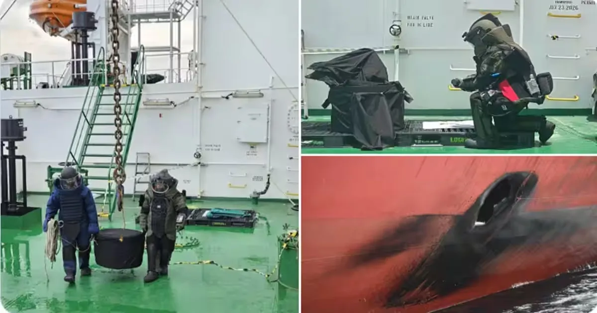 Indian Navy Disposes Of Missile Warhead Lodged In Tanker Fuel Tank Off Kochi