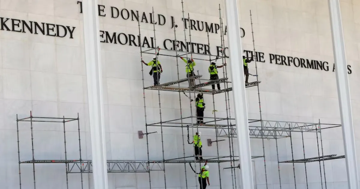 US Court Directs Removal Of Donald Trump’s Name From Washington’s Kennedy Center