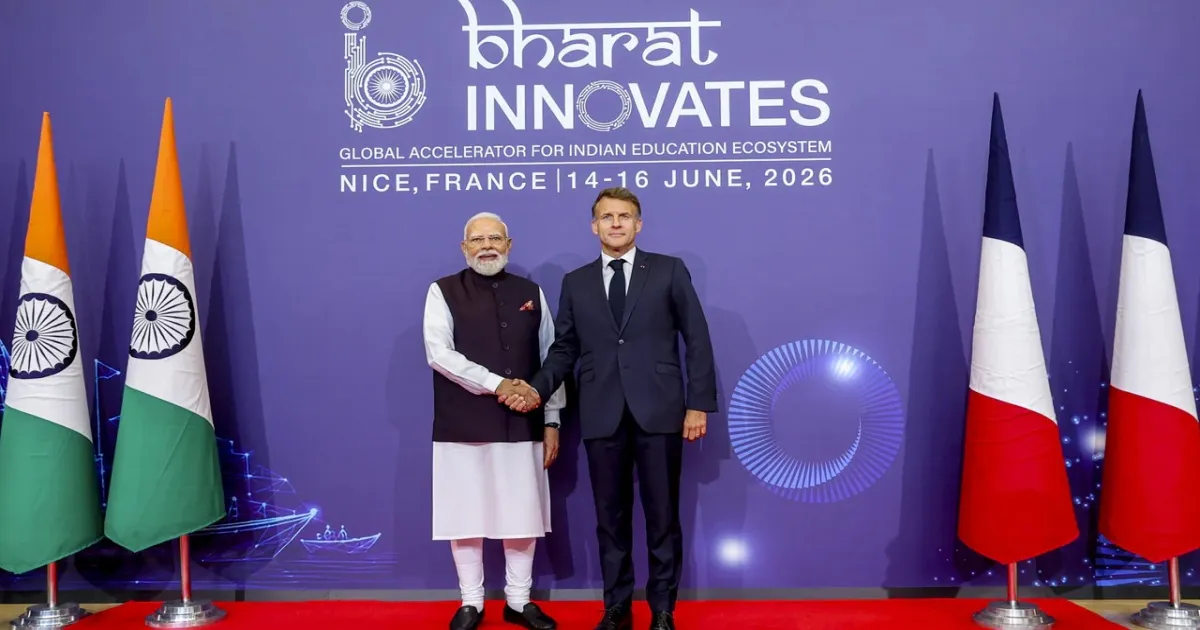 PM Modi, Macron Spotlight India-France Innovation Partnership At Bharat Innovates 2026