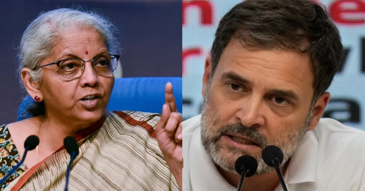 Sitharaman Criticises Rahul Gandhi, Defends India's Economic Performance