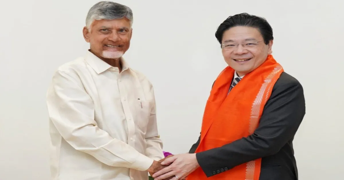 Chandrababu Naidu Meets Singapore PM To Explore Investment And Trade Cooperation