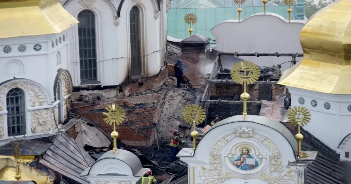 Ukraine Reports 11 Dead As Russia Strikes Kyiv And Damages Historic Cathedral