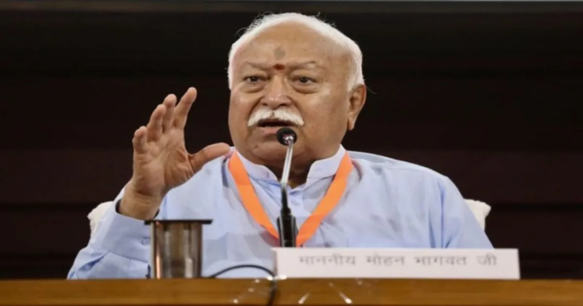 RSS Chief Bhagwat Says False Narratives Are Being Used To Hinder India’s Growth