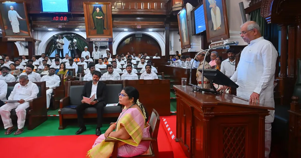Governor Arlekar Outlines Vision In First Assembly Address As TVK Government Sets Roadmap