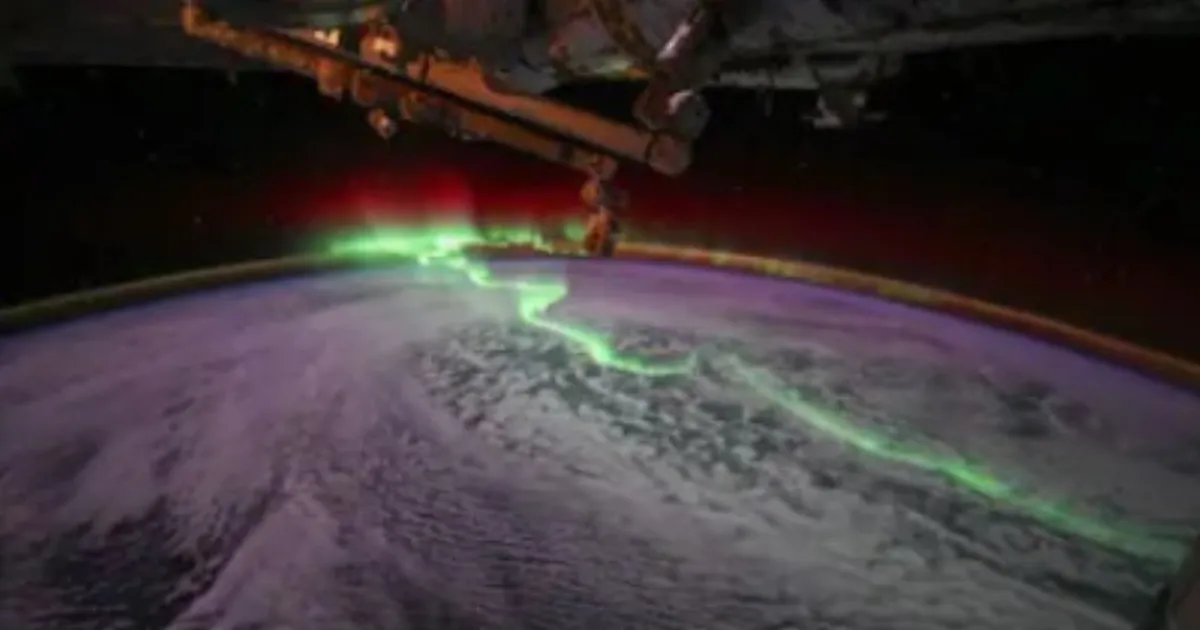Dazzling Aurora Seen From Space Leaves NASA Astronaut Absolutely Amazed