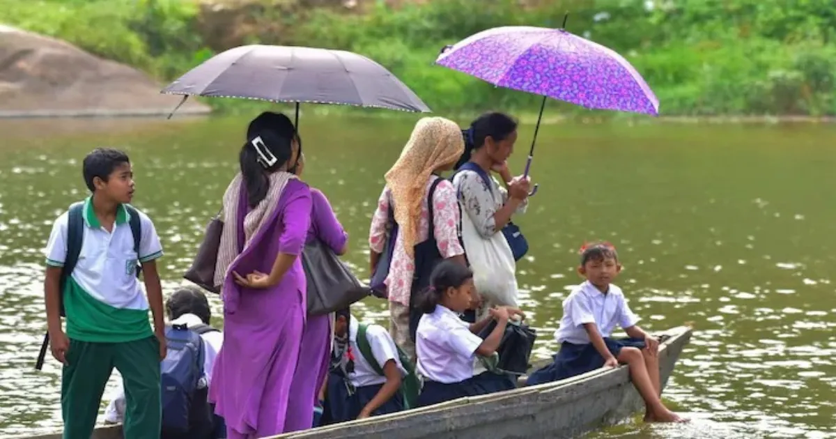 Meghalaya Experiences Heavy Rainfall, Flood And Landslide Risks Increase