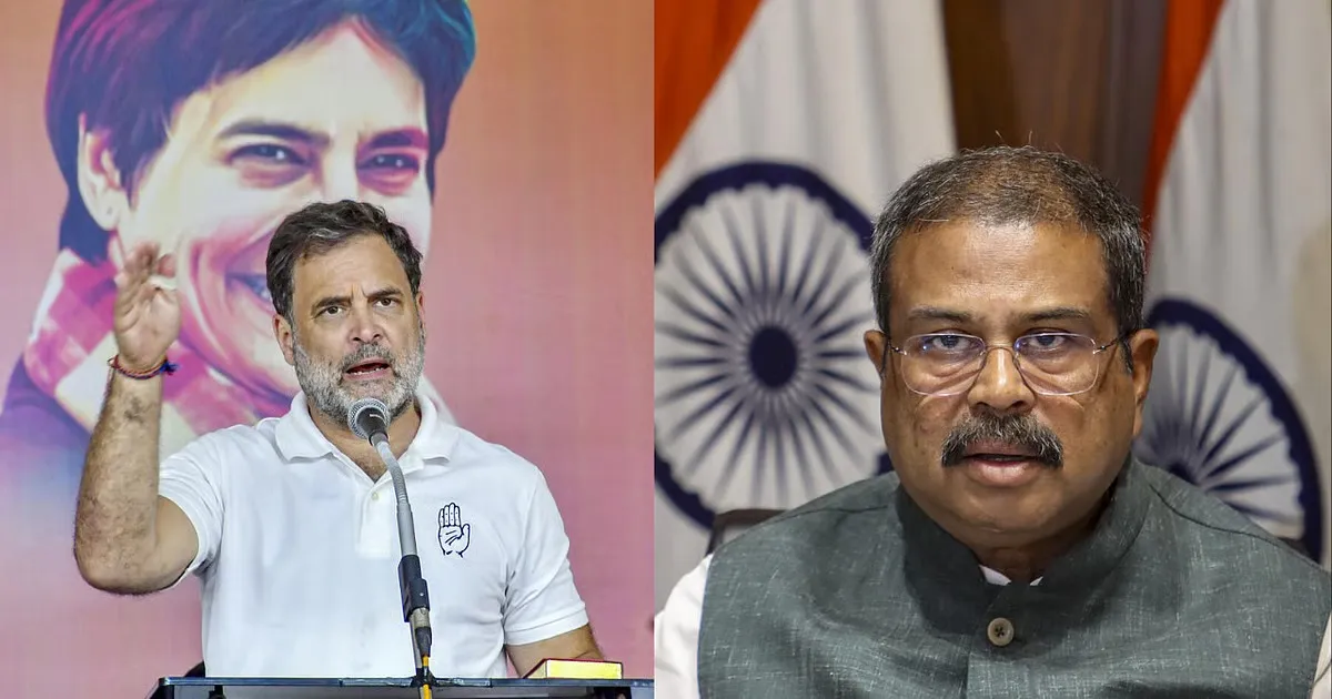Political Row Deepens as Education Minister Criticises Rahul Gandhi's Student Outreach