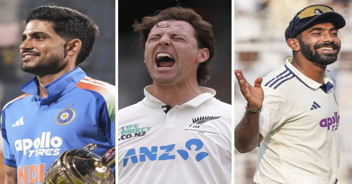 Shubman Gill Climbs To ODI No.2 While Matt Henry Equals Bumrah In Tests