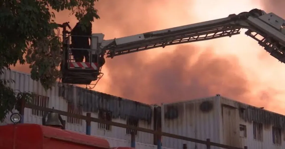 Massive Fire Erupts Near Delhi’s Udyog Bhawan; Twenty Fire Engines Deployed At Scene