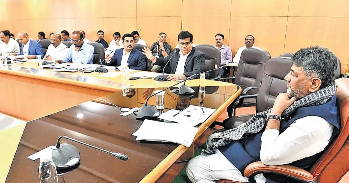 DK Shivakumar Proposes Mumbai Model To Revamp Bengaluru Housing Areas