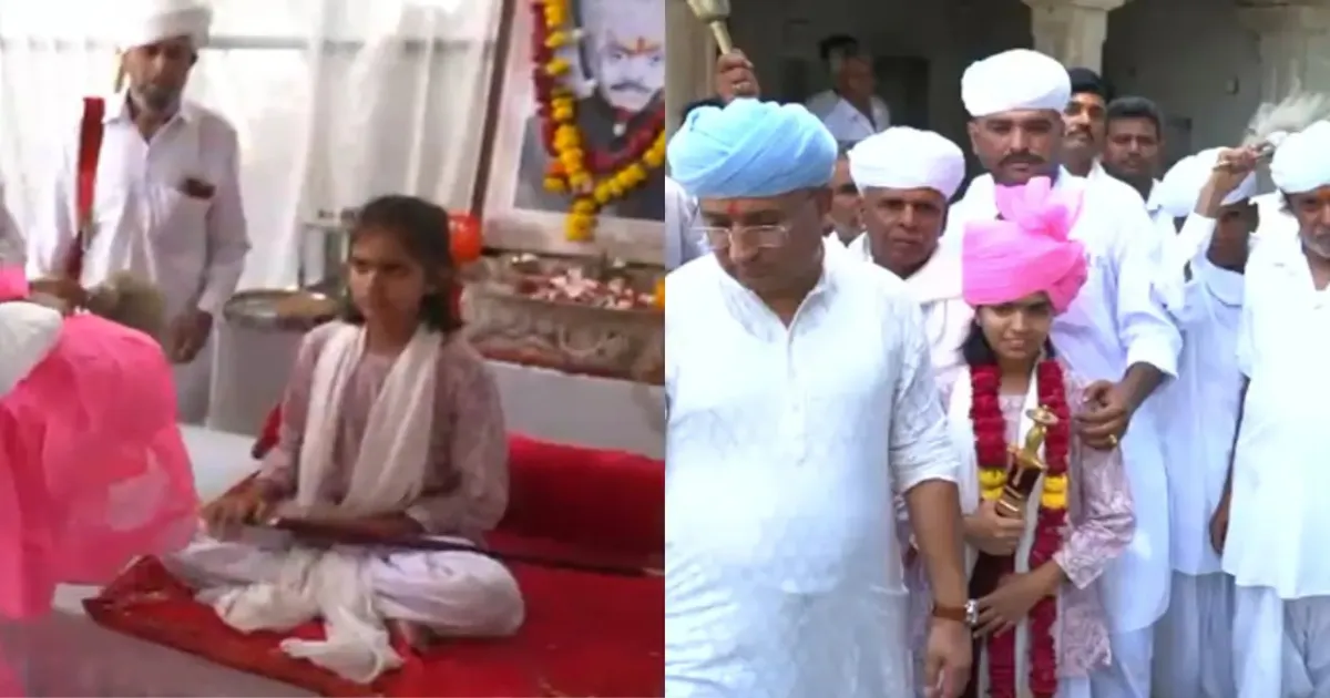 13-Year-Old Girl Participates In Blood ‘Tilak’ Ritual In Rajput Cultural Event