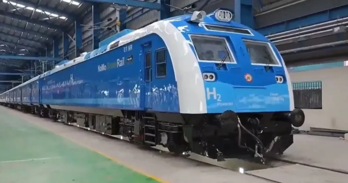India Grants Approval For First Hydrogen-Powered Train Project