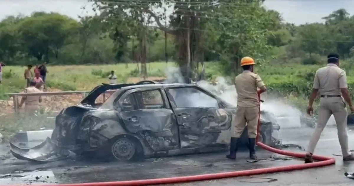 Karnataka Man Dies In Car Explosion After Allegedly Stabbing Woman Inside Vehicle