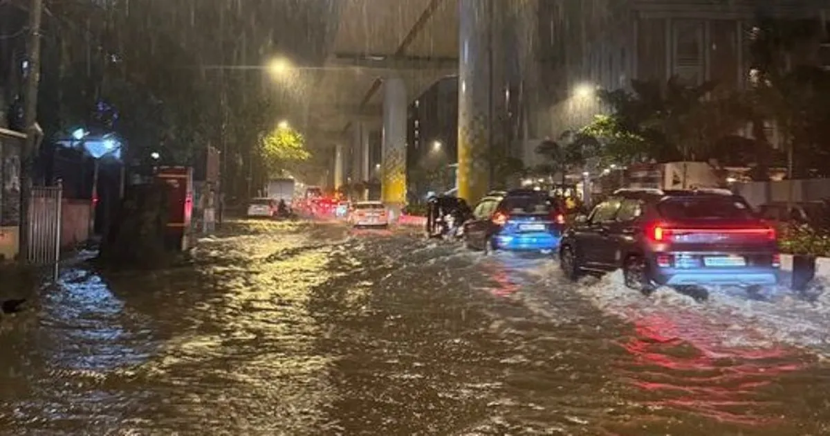 Mumbai Suburbs Receive Over 100 mm Rain In Several Areas After Overnight Showers