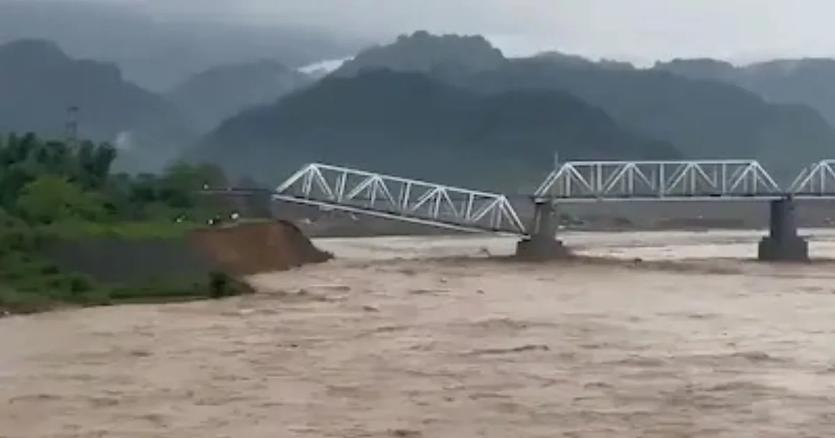 Floodwaters Wash Away Bridges, Disrupt Connectivity Across Arunachal Pradesh and Assam