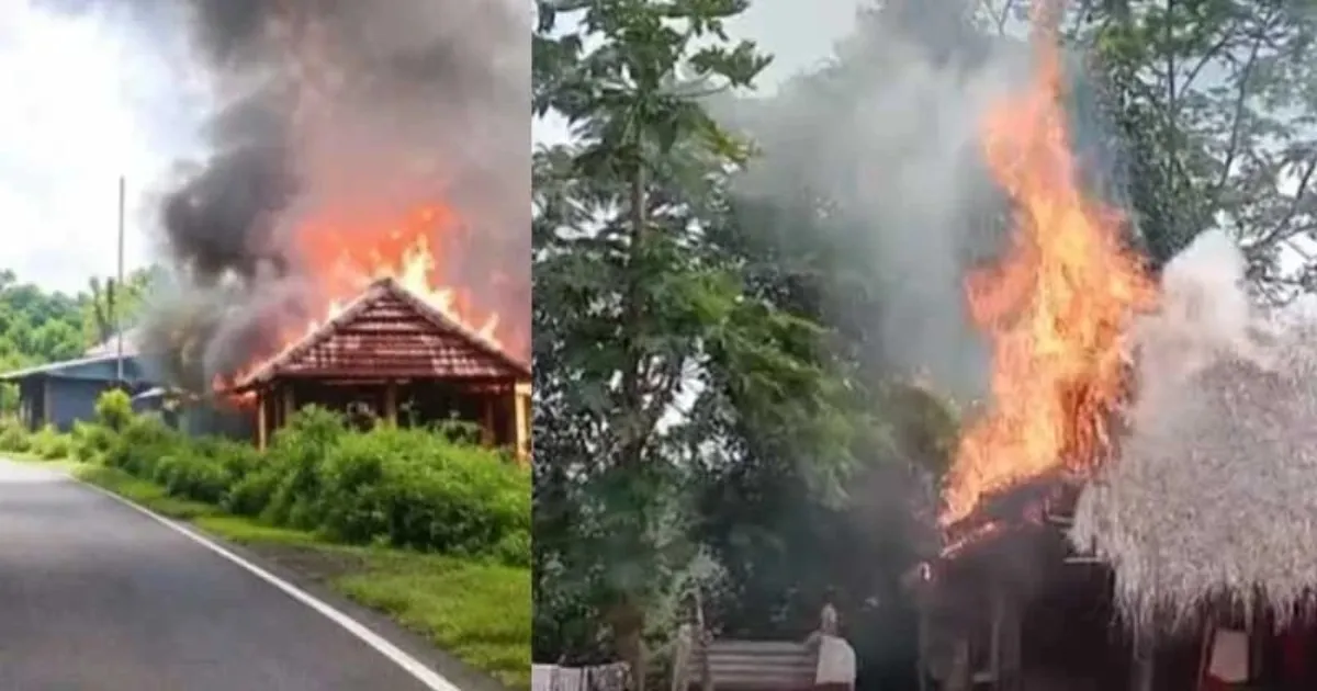 Fresh Naga-Kuki Clashes Erupt As Village Torched In Manipur Border Areas