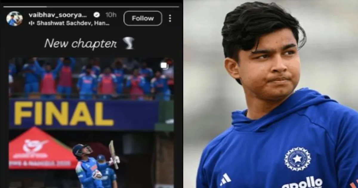 Vaibhav Sooryavanshi’s Post Intensifies Debate Over India Debut Selection
