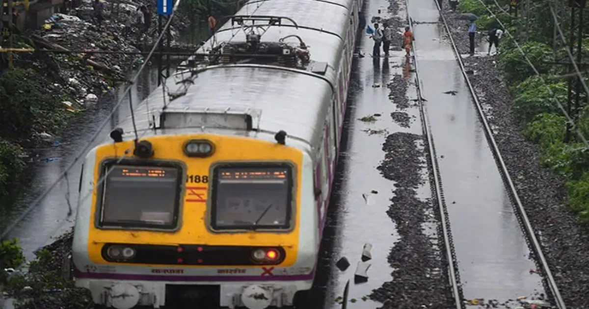 Mumbai Rains Trigger Disruptions In Local Train Services Amid IMD Red Alert Today