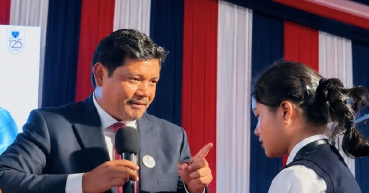Meghalaya CM Conrad Sangma Interacts With Students, Shares Motivational Message