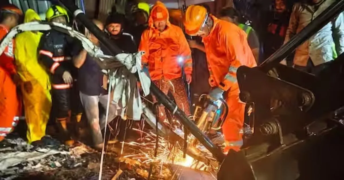 Five Children, Woman Killed After House Collapses Amid Heavy Rains In Mumbai