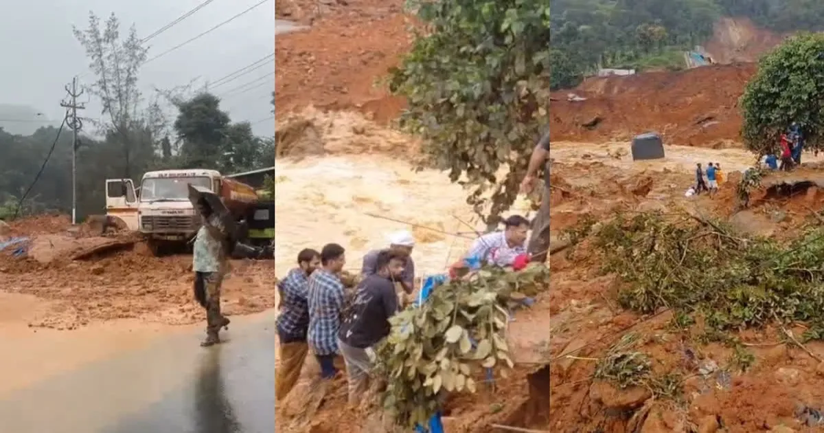 Kerala’s Wayanad Tunnel Site Suffers Landslide, Rescue Teams Search For Trapped Workers