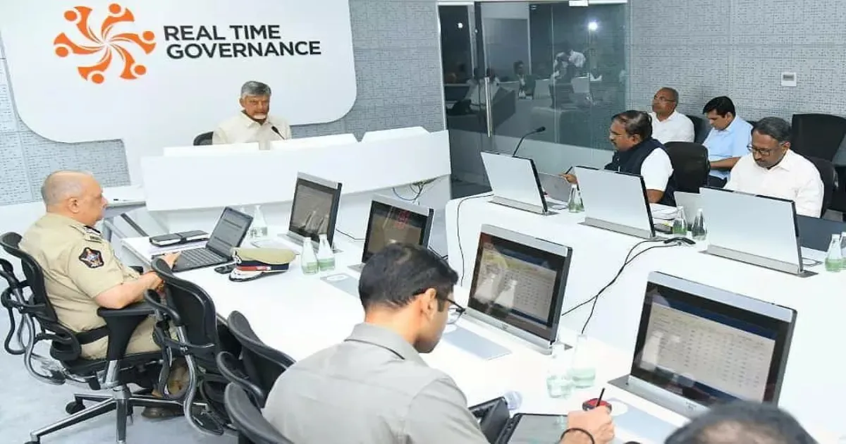 Naidu Calls For Continuous Public Service Asks RTGS To Operate Round-The-Clock