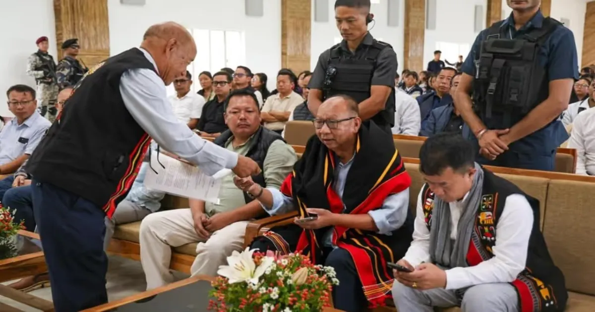 Manipur Chief Minister Reviews Infrastructure Projects In Senapati District