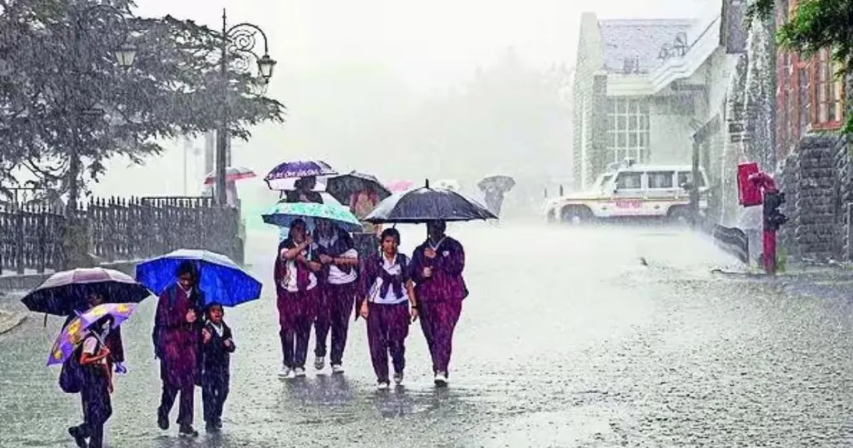 Heavy Downpour Forces School Closure In Himachal As Weather Office Issues Fresh Alerts