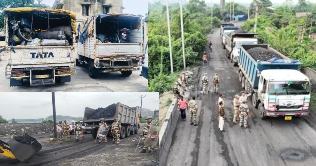 Illegal Coal Network Hit As CISF Recovers 428 Metric Tonnes In Two States