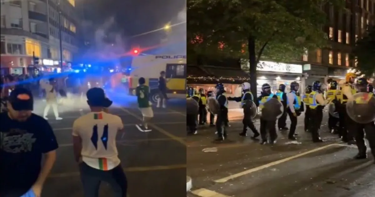 Fan Clashes Erupt In London Following Morocco’s World Cup Elimination, Roads Blocked