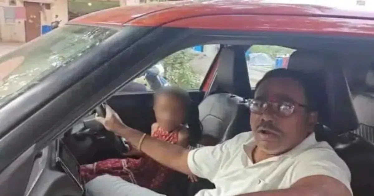 Police Suspend Hyderabad Officer After Minor Granddaughter Drove Car On Public Road
