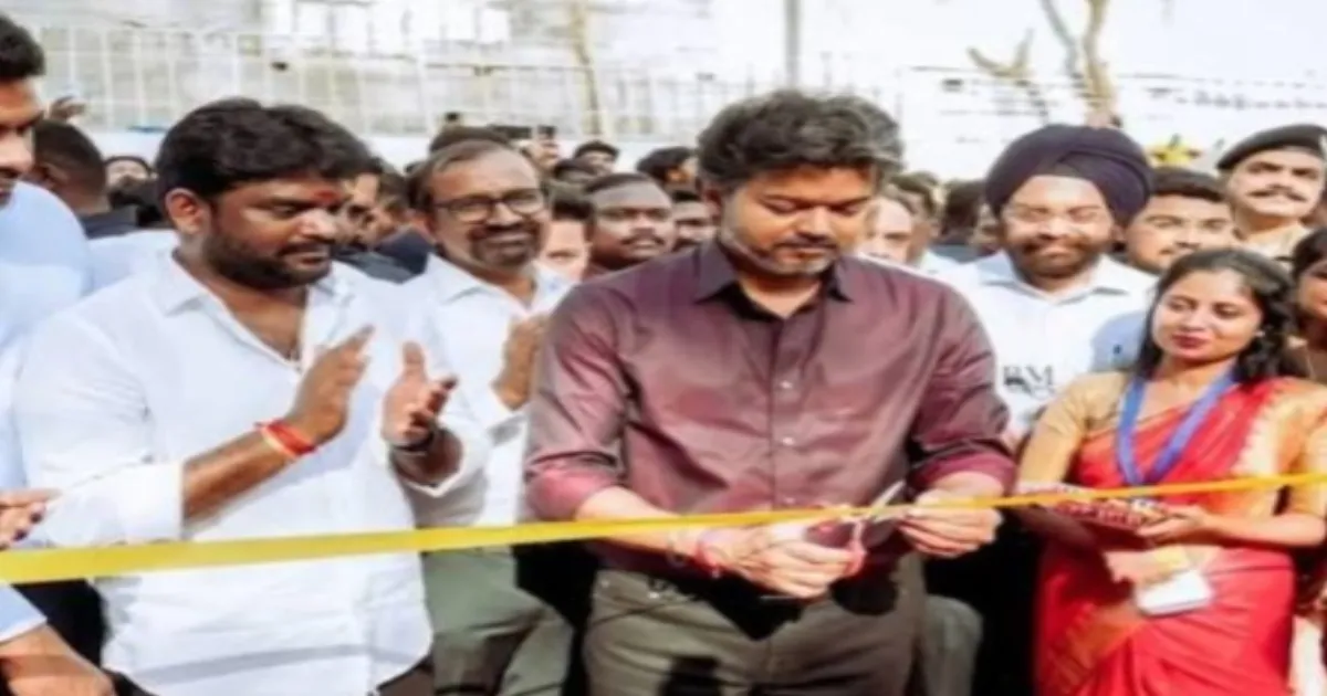 Tamil Nadu CM Vijay Begins Perambur Outreach With Several New Development Projects