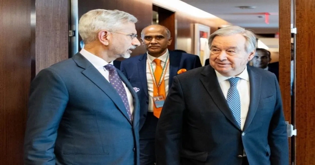 Jaishankar, Guterres Discuss Global Conflicts Affecting Millions Worldwide