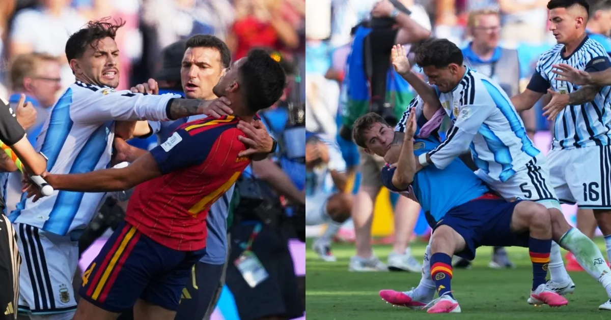Argentina's World Cup Heartbreak Ends In Brawl As Messi Stays On Sidelines