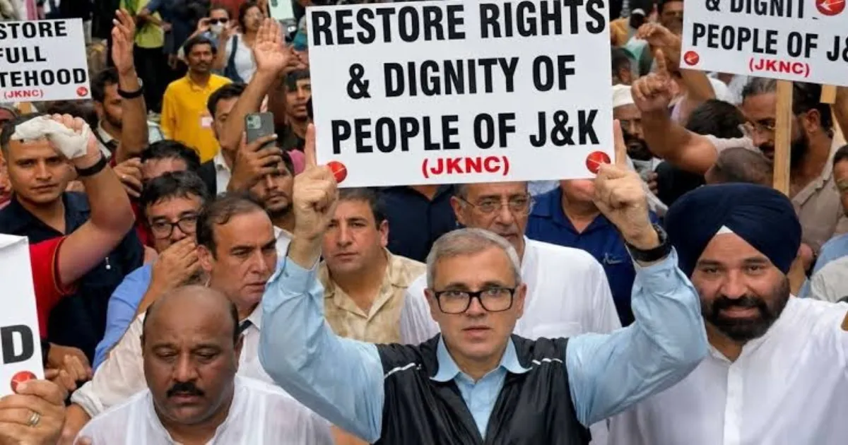 Omar Abdullah Reiterates Jammu And Kashmir Statehood Demand, Targets BJP
