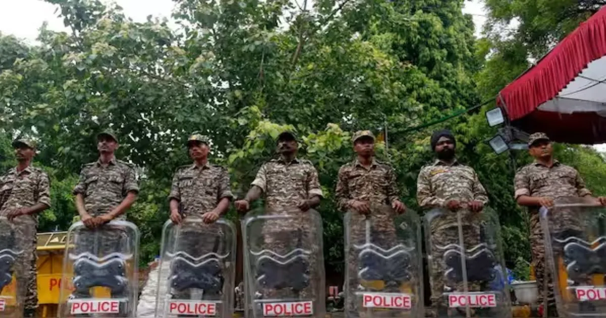 Delhi Deploys Heavy Security At Jantar Mantar As CJP Protest Enters Crucial Phase
