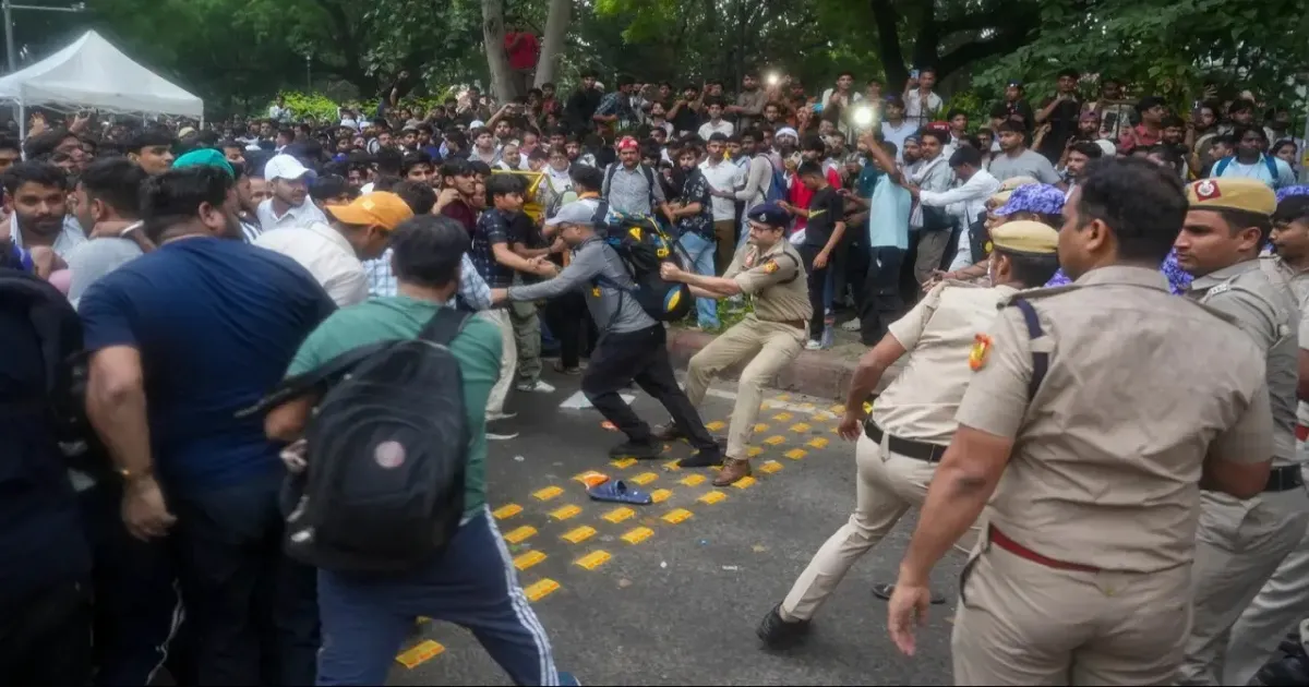 Congress Raises Parliament Notice Over Alleged Police Action Against Student Protesters