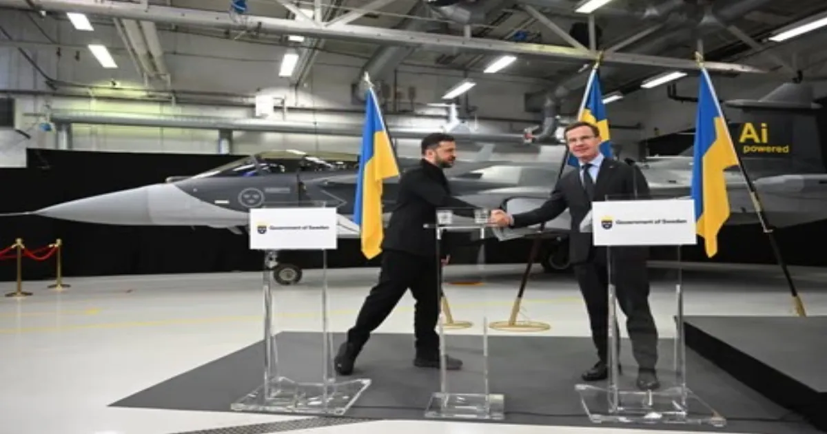 Ukraine To Acquire Gripen Fighter Jets As Sweden Pledges 16 Aircraft Donation