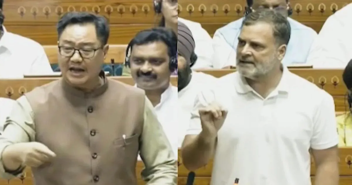 Kiren Rijiju Raises Privilege Issue Over Rahul Gandhi's Remarks On Home Minister