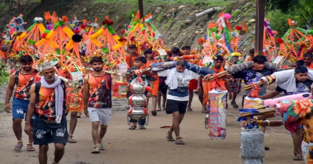 Kanwar Yatra Begins In Haridwar As Devotees Gather For Shravan Festivities