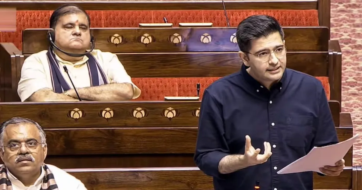 MP Raghav Chadha Defends New Anti-Paper Leak Legislation in Parliament