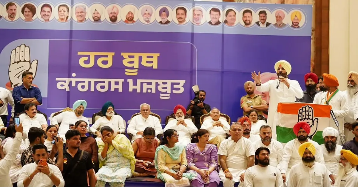 Congress Begins Punjab Poll Campaign With 'Har Booth Mazboot' Drive
