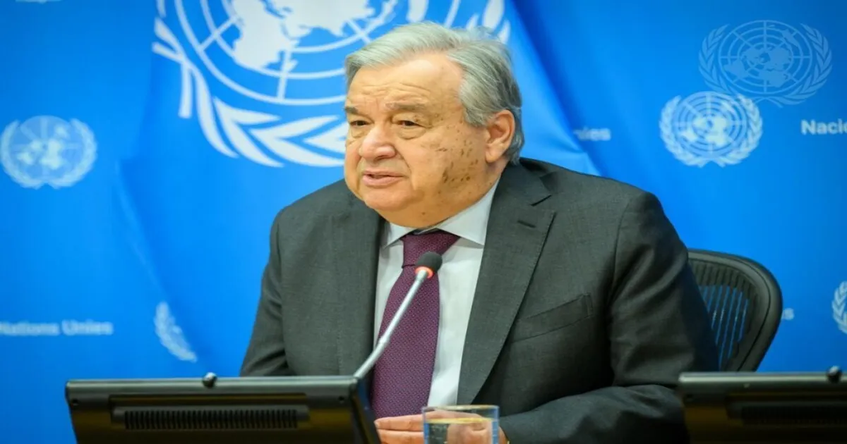 UN Chief Warns Intensifying El Nino Threatens Climate Stability Across A Warming Planet